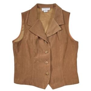 Casual Corner Brown Vest | Size L